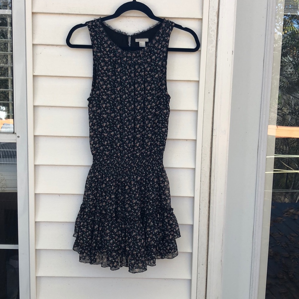Black Tiny Floral Unnie For Tights or Leggings